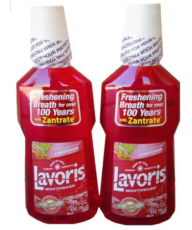 Lavoris Mouthwash Original Cinnamon Flavor 2-Pack