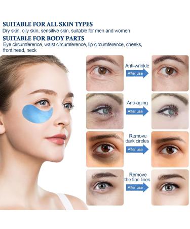 60 Pcs Hyaluronic Acid Eye Pads - Hydrogel Masks for Dark Circles Wrinkles & Puffiness - Moisturizing Eye Treatment - Buy Online on GoSupps.com
