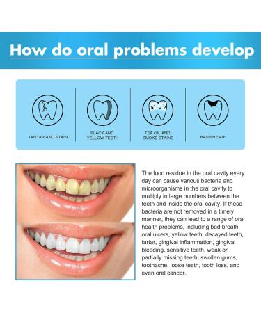 Herbal Whitening Oral Repair Foam - Super Brightening Teeth & Mouth Mousse | 30ml (5PC) - Vegan Tooth Whitening Solution - Buy Online on GoSupps.com