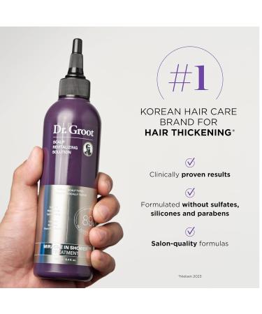 Dr. Groot Miracle in Shower Treatment | Korean Hair Care | 5 Seconds to Smooth Hair with Rosemary Oil | Moisturizing Scalp & Hair Rinse | K-beauty Revitalizing Solution - Buy Online on GoSupps.com