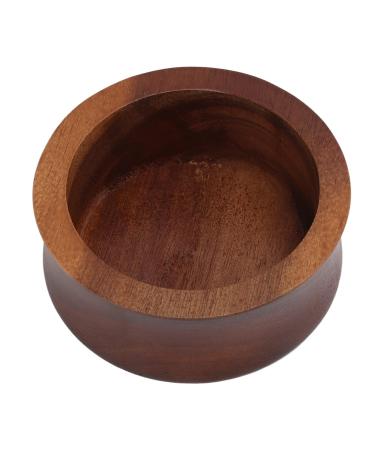 Premium Wooden Shaving Mug & Brush Bowl - Portable Barber Shop Essential with Lid | International Shipping - Buy Online on GoSupps.com