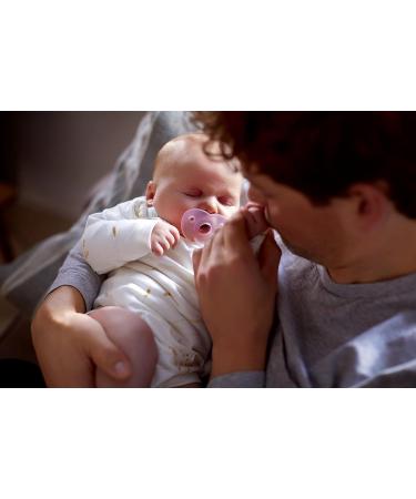 Philips AVENT Soothie Heart Pacifier 0-3 Months Pink/Light Pink 4 Pack SCF099/42 4 Pack 0-3m Pink/Light Pink - Buy Online on GoSupps.com