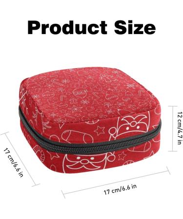 Guantierendiy Portable Sanitary Napkin Storage Bag - Menstrual Cup & Nursing Pad Holder (Multicolor) - Buy Online on GoSupps.com