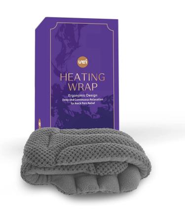 UNCN Neck Heating Pad 29 * 6.6 for Neck Pain Relief - Washable Cover, Microwavable Wraps for Shoulders, Thermacare Heat Pack for Headache - Cordless & Portable - Grey - Buy Online on GoSupps.com
