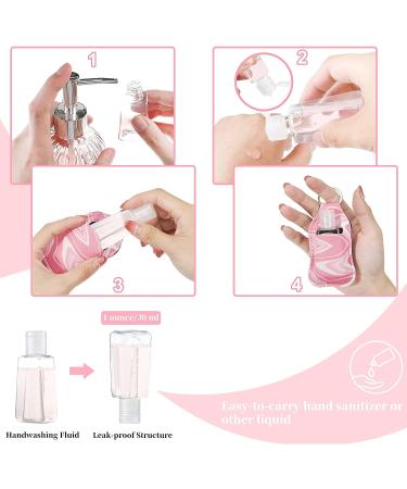 YALINKA 96Pcs Travel Bottle Chapstick Lanyard Keychain Holders - Reusable Lip Balm Pouch with Tassel Pom Pom - Style 3 - Buy Online on GoSupps.com