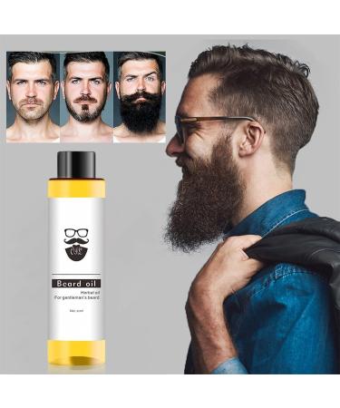Beard Oil for Men - Bart Moisturizer & Frizz Control 30ml | Ideal Gift for Dads & Friends - Yellow One Size - Buy Online on GoSupps.com