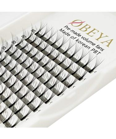Obeya 5D Premade Volume Fans - C Curl Silk Lashes 0.10mm 9-16mm Mix for Natural & Soft Eyelash Extensions - Buy Online on GoSupps.com