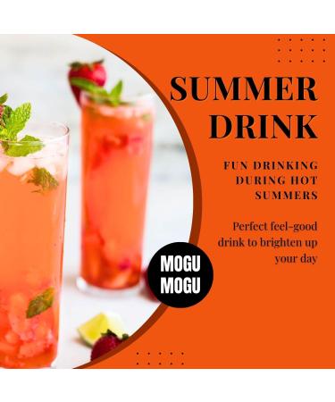 Mogu Mogu Varied Flavored Drinks - Nata De Coco Juice - Jelly Texture - Refreshing Taste - Fun Drinking During Hot Summers Or Take Them on Trip & Picnics (Mango 320ML Pack of 5) Mango 64.00 ml (Pack of 5) - Buy Online on GoSupps.com