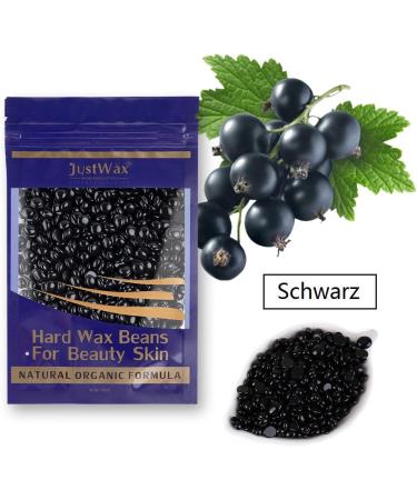 Depreciation Wax Beans - Art Wax Pearls for Hair Removal - 200g Black with 20 Wooden Spatulas - Premium Waxing Solution - Buy Online on GoSupps.com