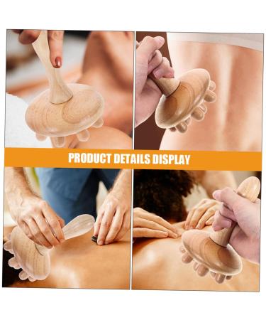 Fomiyes 2st Meridian Massage Brush & Wooden Scalp Comb | Antistatic Natural Wide Tooth Massage Tool for Relaxation - Buy Online on GoSupps.com