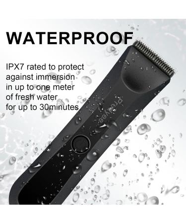 Electric Groin Hair Trimmer | Waterproof Wet/Dry Clippers with Replaceable Ceramic Blades - Ultimate Male Body Hair Razor - Buy Online on GoSupps.com