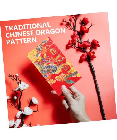 OKUMEYR 30pcs Chinese New Year Hong bao Gift Wallet Purse China Lai Si Feng Paper Paper Red Envelopes Money Packet Chinese Zodiac New Year's Bag New Year Items Lunar Calendar Pocket Assorted Color 16X9X0.2CM - Buy Online on GoSupps.com