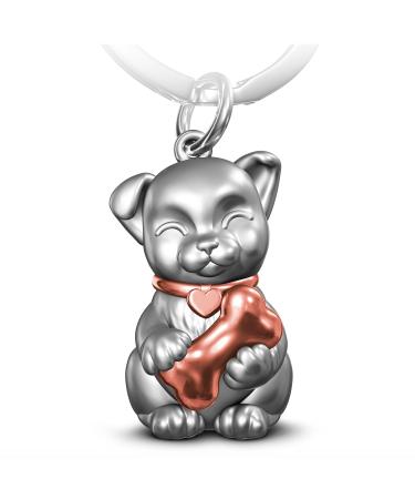 Fabach dog keychain Puppy - Small dog lucky charm puppy Key trailer Labrador - dog paw key rings dog paw pod - dog gift dog owner rose gold - Buy Online on GoSupps.com