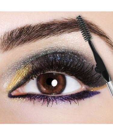 Minkissy 10-Piece Foldable Eyebrow & Spooler Brush Set | Mini Eye Brow Tools for Women & Girls - Perfect for Eyebrow Care - Buy Online on GoSupps.com