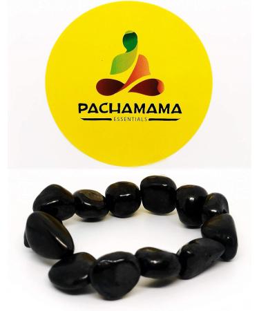 Pachamama Essentials Authentic Shungite Nugget Bracelet Stretchy From Karelia Region Russia Against EMR EMF Protection 7.5 mm Shungite shungite - Buy Online on GoSupps.com