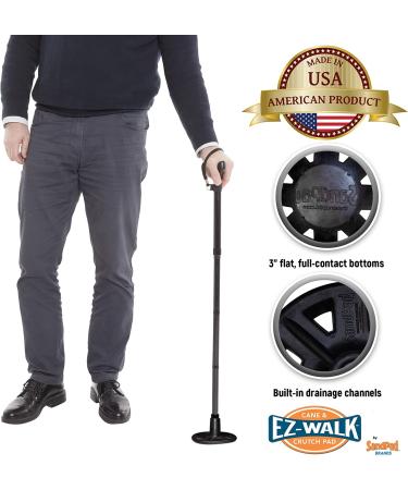 American Ventures Ltd. EZ-Walk Cane Tip - Single Pack with Tape Adapter for Canes - Buy Online on GoSupps.com