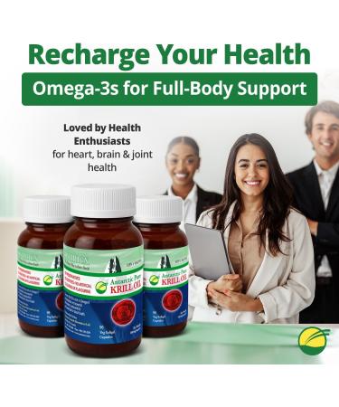 100% Pure Antarctic Krill Oil 500mg Softgels 90 Capsules - Pure Krill Oil Omega 3, Krill Nutritional Supplements, Krill Supplements for Women, Heart Health, Krill Astaxanthin 90 Count (Pack of 1) - Buy Online on GoSupps.com