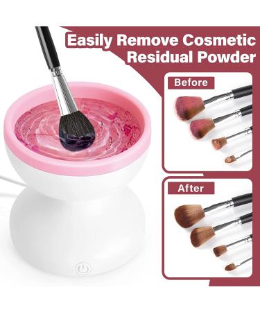 FANSJY Portable USB Makeup Brush Cleaner Machine - Electric Cleaner for Makeup Brushes, Sponges, and Powder Puffs - Birthday Gift for Her - Buy Online on GoSupps.com