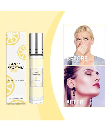 Perfume for Women Rose Flower Fresh Powder Perfume Energetic Long Lasting Eau De Parfum Floral Body Mist Suitable for Travel Size Perfume Gift for Women 2x2x8.5cm Yellow - Buy Online on GoSupps.com