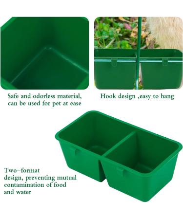 Ledoo 12pcs Bird Water Bowl & Hanging Feeder - 5x10cm Plastic Dispenser for Parrots & Birds - Ideal for Cages - Buy Online on GoSupps.com