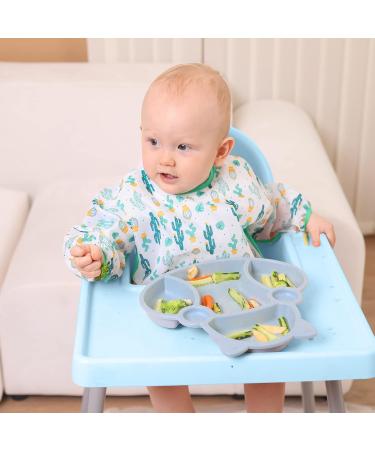 Shop Lictin Baby Bibs Set for 0-24 Months | Waterproof Long Sleeve Bibs (5 Pack) - Best for Mess-Free Mealtime! - Buy Online on GoSupps.com