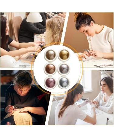  yztju Chrome Nail Powder Set - Shiny Chrome Dust Pearlescent Finish | Gel Nail Accessory Pack Glazed Donut Nail Look DIY Beauty Manicure - Buy Online on GoSupps.com