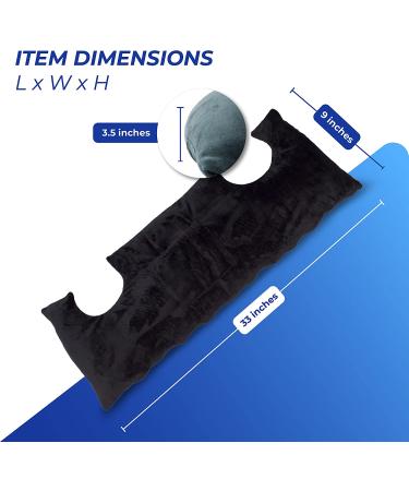Mastectomy Pillow - Post Surgery Recovery Pillow for Breast & Heart Surgery - Ideal Gift for Surgery Recovery - Black - Buy Online on GoSupps.com