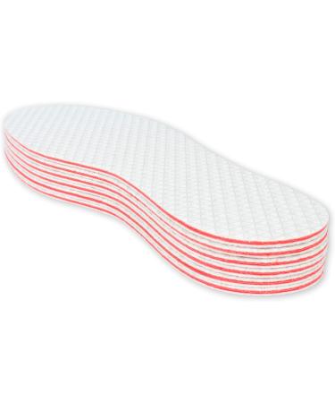 Tacco Happies Shoe Insoles Inserts 6 Pair Pack - Ultimate Sweat & Odor Absorption for Men & Women (Size 43 EUR/US M10) - Buy Online on GoSupps.com