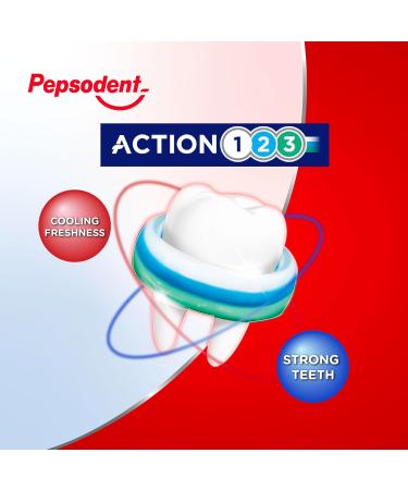  Pepsodent Pepsodent toothpaste 125 ml Active Fresh | With natural herbs and green tea | BIG PACK - Buy Online on GoSupps.com