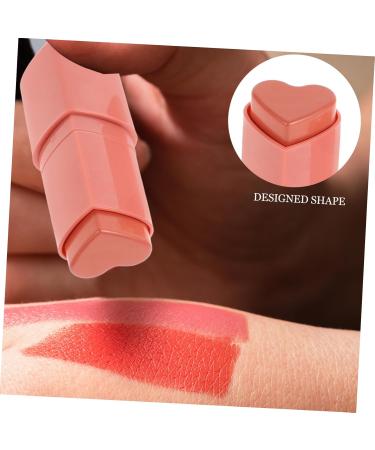  Ipetboom Ipetboom Heart-Shaped Blush Stick Cream Blush for Cheeks and Lips Waterproof Contour and Highlighter Easy to Blend Lightweight Non-Greasy Makeup - Buy Online on GoSupps.com