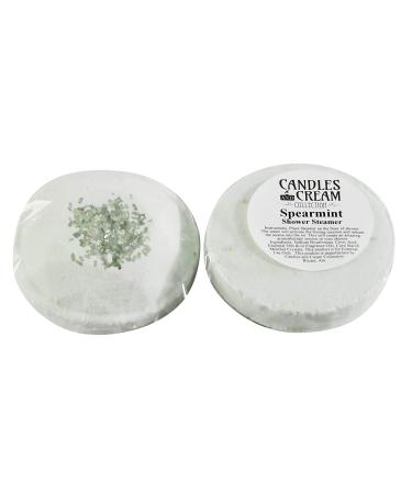 Candles and Cream Spearmint Shower Steamer Set - Aromatherapy for Stress Relief, Restore & Soothe Body (2-Pack) - Buy Online on GoSupps.com