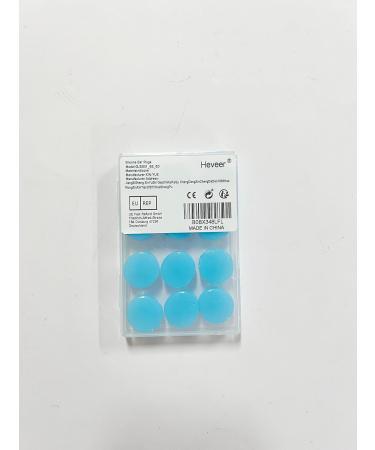Silicone Earplugs - Reusable Waterproof Noise Suppression Earplugs for Sleeping & Swimming - 6 Pairs (Blue) | International Shipping Available - Buy Online on GoSupps.com