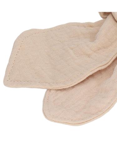 Baby Teething Wooden Ring - Bunny Ears Design | Soothing Cotton Gauze Bite-Resistant | Ideal Teething Relief (Khaki) - Buy Online on GoSupps.com