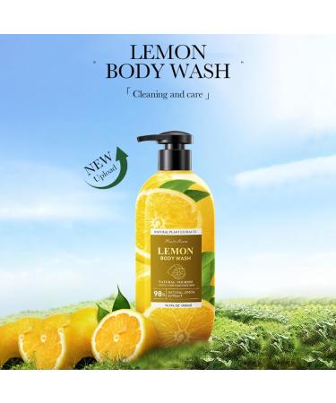 Aislor 1 Piece Lemon Body Wash Moisturizing and Gentle Cleaning with Natural Lemon Extract Fresh Elegant Fragrance for All Skin Types Yellow One Size One Size Yellow - Buy Online on GoSupps.com