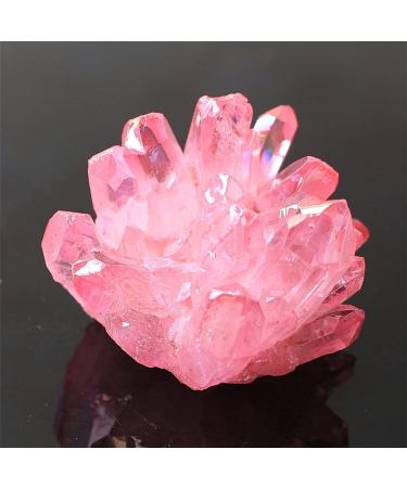 Natural Crystal Rough 100gNatural Quartz Crystal Pink Cluster Electroplate Colour Cluster Point Specimen Home Decor yuebang - Buy Online on GoSupps.com