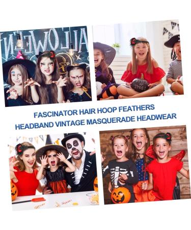 Headdress Fascinating Headwear 1920 Headpieces for Women Great Headband Flapper Hairhoop 20s Bridal Headpiece Plush Banquet Cosplay Hairpin - Buy Online on GoSupps.com