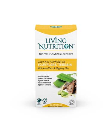 Living Nutrition Organic Your Flora Terrain Food Supplement (60 Capsules) - Buy Online on GoSupps.com