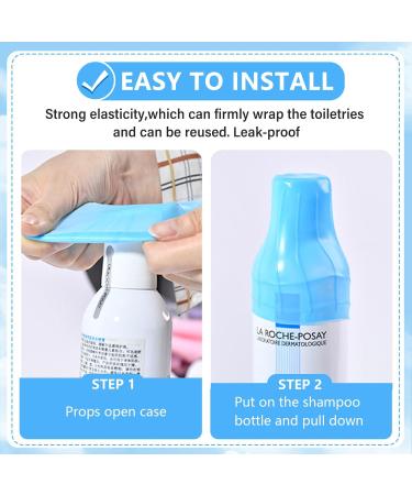 Skyconser Elastic Sleeves for Leak Proofing Travel Colorful-8 Leak Proof - Buy Online on GoSupps.com