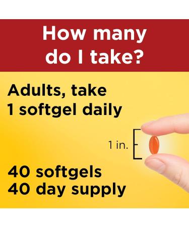 Nature Made CoQ10 100mg - Heart Health Dietary Supplement | 40 Softgels | 40 Day Supply | International Shipping - Buy Online on GoSupps.com