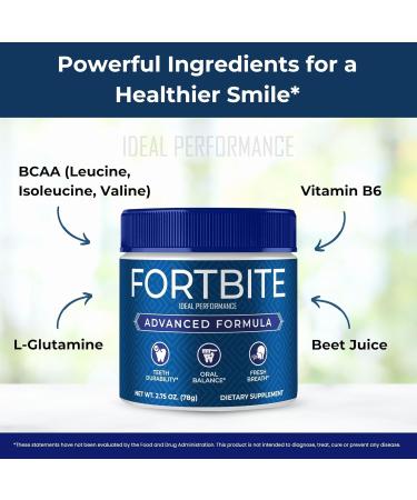 FortBite Tooth Powder Advanced Fort Bite Natural Dental & Gum Support Formula - Maximum Strength All Natural for Fresh Breath Dental Wellness FortBite Tooth Powder Reviews (5 Pack) - Buy Online on GoSupps.com