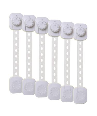 Dreambaby G1435 Twist 'N Lock multi-purpose fastener 6-pack white 6 pieces white