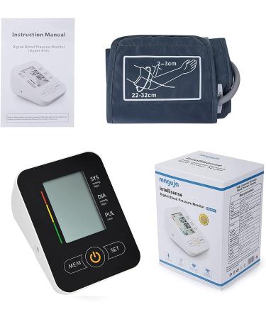 Maguja Automatic Arm Blood Pressure Monitor - Wide Range Band, Large Cuff, LCD Display - Home Use Black - Buy Online on GoSupps.com