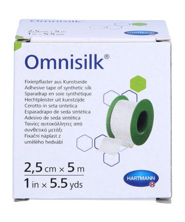 OMNISILK Fixation Plaster Artificial Silk 2.5 cm x 5 m 1 piece