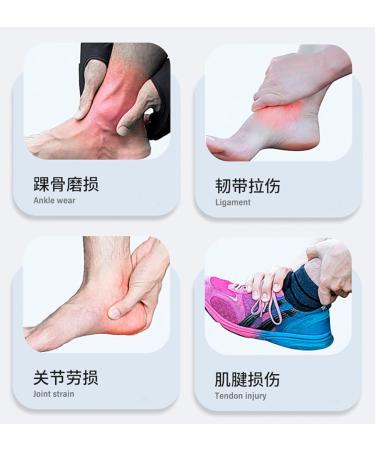 Ankle Brace for Sprained Ankle Support - Side Splint Stabilizers for Heel Pain Relief & Injury Recovery - X-Large Black Wrap for Men & Women - Buy Online on GoSupps.com