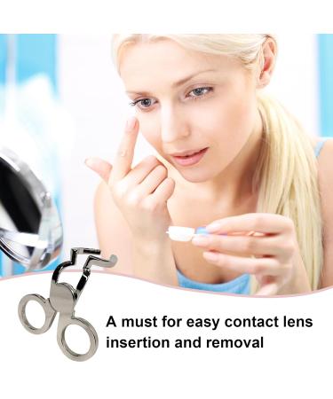 Contact Lens Eyelid Stretcher & Applicator - Color Lens Installer & Remover - Easy Eye Lens Wearing Aids - Buy Online on GoSupps.com