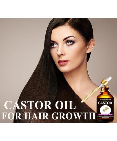 Organic Cold Pressed Castor Oil for Hair Eyelashes and Beard Growth - 3.38 fl oz Unrefined | Sedbuwza - Buy Online on GoSupps.com