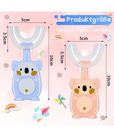 Fanshionide Children s 360 Silicone Toothbrush Set - 2 Pack for Ages 6-12 | Manual Toothbrush for Complete Oral Care & Gum Massage - Buy Online on GoSupps.com