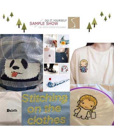 XSTITCHBUY 14 Count Water Soluble Canvas 22cm x 50cm White - Magic Cross Stitch Needlepoint Fabric - Buy Online on GoSupps.com