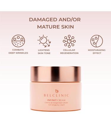 Belclinic Infinit Cream Advanced Anti-Aging Moisturizer for Mature Skin with Niacinamide Retinol & Hyaluronic Acid Boosts Cellular Regeneration Vegan Anti-Wrinkle Formula. - Buy Online on GoSupps.com