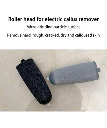 4 Foot Teplacement Rollers for Effective Foot Care Exfoliating and Removing Dead Skin and Calluses 2 Rough Level Coarse Sand and Fine Sand (Black Gray) - Buy Online on GoSupps.com